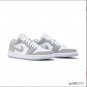 Air Jordan 1 Low White Wolf Grey Shoes Sneakers