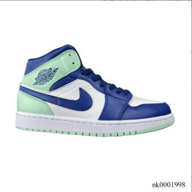 Air Jordan 1 Mid Blue Mint Shoes Sneakers