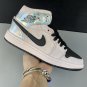 Air Jordan 1 Mid Dirty Powder Iridescent (W) Shoes Sneakers
