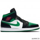 Air Jordan 1 Mid Green Toe Shoes Sneakers