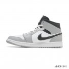 Air Jordan 1 Mid Light Smoke Grey Shoes Sneakers