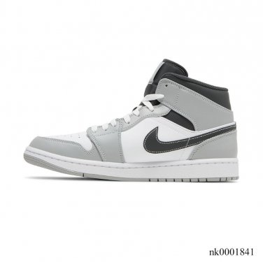 Air Jordan 1 Mid Light Smoke Grey Shoes Sneakers