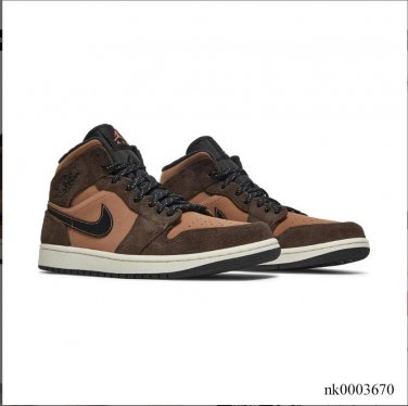 Air Jordan 1 Mid SE &acirc;��Earth Tone&acirc;�� Shoes Sneakers