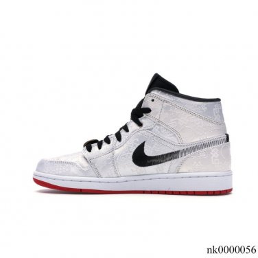 Air Jordan 1 Mid SE Fearless Edison Chen CLOT Shoes Sneakers