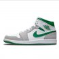 Air Jordan 1 Mid SE Grey Green Shoes Sneakers