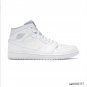 Air Jordan 1 Mid WhitePure Platinum Shoes Sneakers