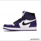 Air Jordan 1 Retro High Court Purple White Shoes Sneakers