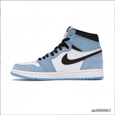 Air Jordan 1 Retro High White University Blue Black Shoes Sneakers