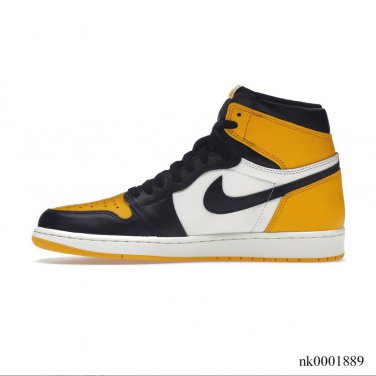 Air Jordan 1 Taxi Yellow Toe Shoes Sneakers