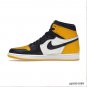 Air Jordan 1 Taxi Yellow Toe Shoes Sneakers
