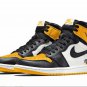 Air Jordan 1 Taxi Yellow Toe Shoes Sneakers