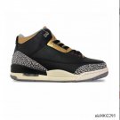 Air Jordan 3 Black Gold Shoes Sneakers 1