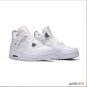 Air Jordan 4 Retro 25th Silver Anniversary Shoes Sneakers