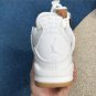 Air Jordan 4 Retro Levi&acirc;��s White (Levi&acirc;��s Tag) Shoes