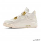 Air Jordan 4 Sail Metallic Gold Shoes Sneakers