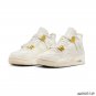 Air Jordan 4 Sail Metallic Gold Shoes Sneakers