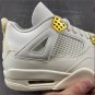 Air Jordan 4 Sail Metallic Gold Shoes Sneakers