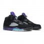 Air Jordan 5 Black Grape Shoes Sneakers