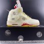 Air Jordan 5 Retro OW Sail Shoes Sneakers