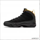 Air Jordan 9 Dark Charcoal University Gold Shoes Sneakers