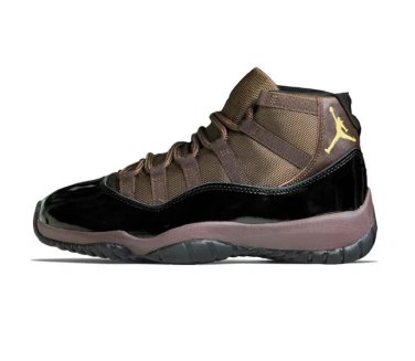 Air Jordan 11 Black Brown Shoes Sneakers