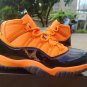 Air Jordan 11 Black Orange Shoes Sneakers