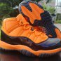 Air Jordan 11 Black Orange Shoes Sneakers