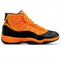 Air Jordan 11 Black Orange Shoes Sneakers