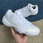Air Jordan 11 Retro Low Heiress Pure Platinum Shoes Sneakers