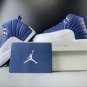 Air Jordan 12 Retro Stone Blue Shoes Sneakers