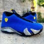 Air Jordan 14 Ferrari Blue Shoes Sneakers