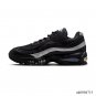 Air Max 95 Big Bubble Black Metallic Silver Shoes Sneakers