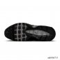 Air Max 95 Big Bubble Black Metallic Silver Shoes Sneakers