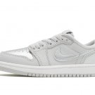 AJ 1 Low OG Metallic Silver Shoes Sneakers