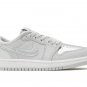 AJ 1 Low OG Metallic Silver Shoes Sneakers