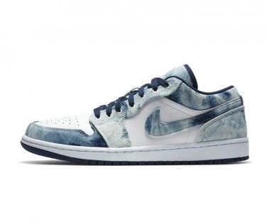 AJ 1 Low SE &acirc;��Washed Denim&acirc;��  Shoes Sneakers