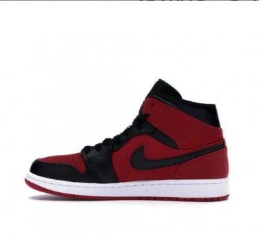AJ 1 Mid Gym Red Black Shoes Sneakers