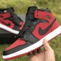AJ 1 Mid Gym Red Black Shoes Sneakers