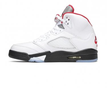 AJ 5 Fire Red Silver Tongue (2020) Shoes Sneakers