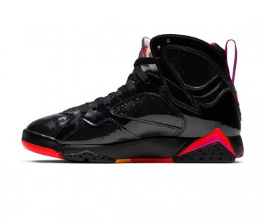 AJ 7 Black Gloss Shoes Sneakers