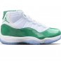 AJ 11 White Green Shoes Sneakers