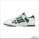 AMIRI Skel Top Low White Green Shoes Sneakers