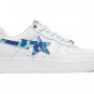 Bape Sta  A Bathing Ape Camo White Blue Shoes Sneakers