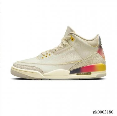 J Balvin x Air Jordan 3 Medell&Atilde;&shy;n Sunset Shoes Sneakers