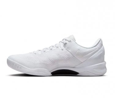 Kobe 8 Protro Triple White Shoes Sneakers