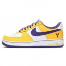 Kobe Bryant x AF 1 Low White Purple Yellow Shoes Sneaker