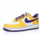 Kobe Bryant x AF 1 Low White Purple Yellow Shoes Sneaker
