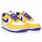 Kobe Bryant x AF 1 Low White Purple Yellow Shoes Sneaker