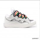 Lanvin Curb Sneaker White Blue Shoes Sneakers
