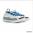 Lanvin Curb Sneaker White Blue Shoes Sneakers – la0000008